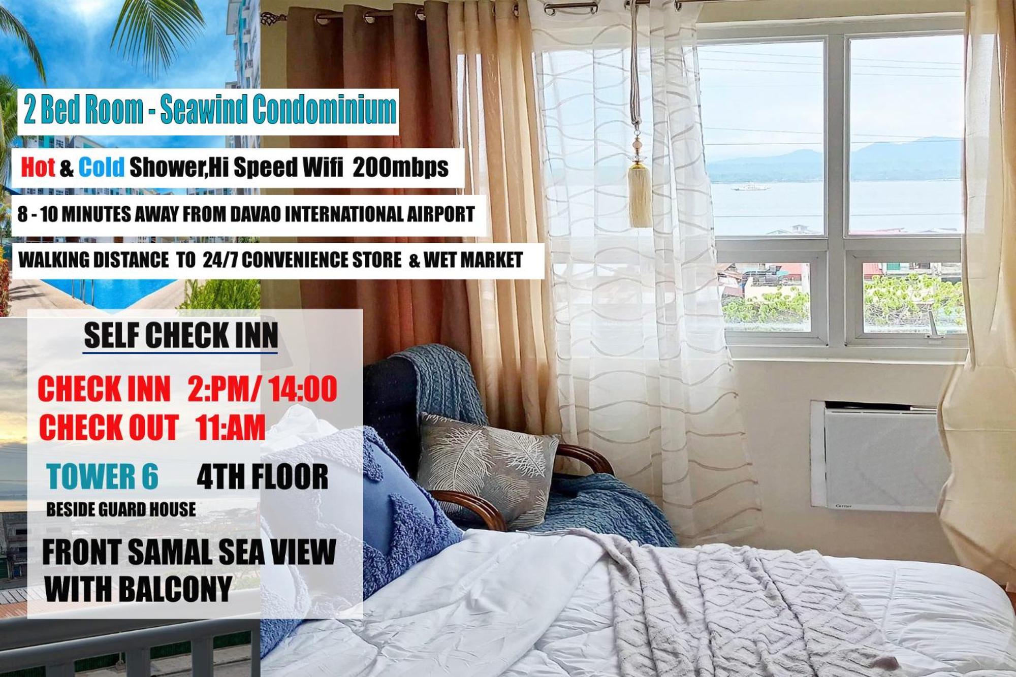 4Th Floor - Sea View Of Seawind Condominium Davao City Εξωτερικό φωτογραφία